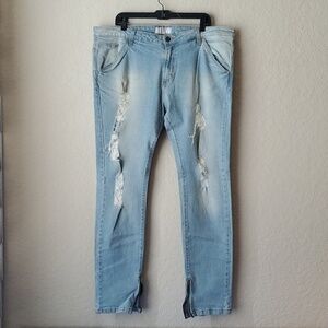 Golden Denim The Union Germain sz 40 jeans with zip ankles
